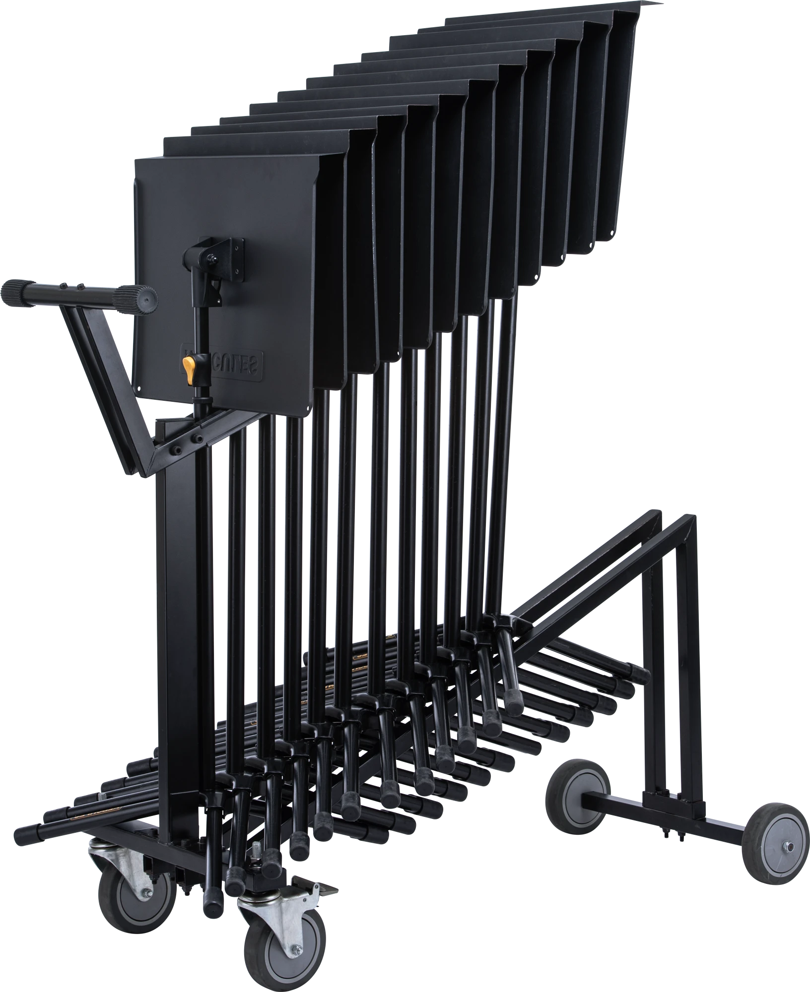 Hercules HCBS-200BC+, Orchesternotenpult, auf Transportwagen